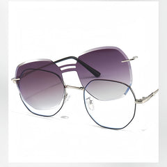 2-in-1 Magnetic Clip-on Prescription Sunglasses Frame