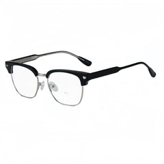 Unisex TR90 Browline Semi-Rimless Prescription Glasses